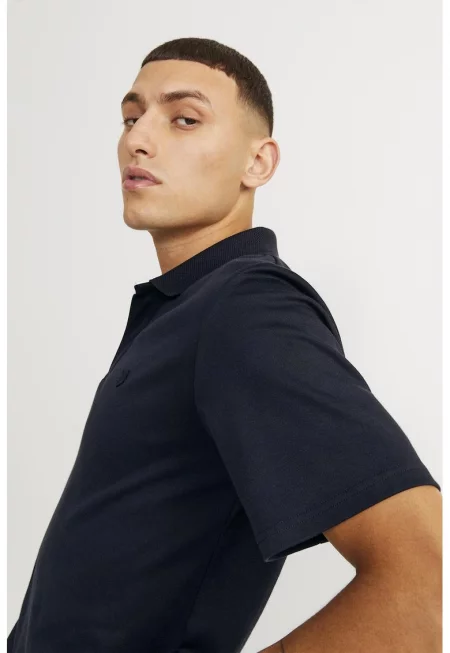 Тениска с органичен памук с яка