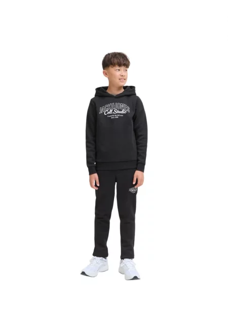 Тренировъчен комплект JACK &JONES Makoto Hood Set JNR 48269 - Черен