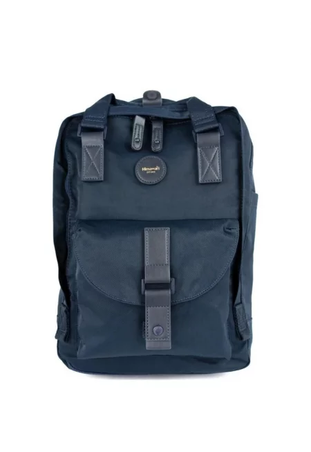 Водоустойчива унисекс раница с множество джобове - 65985 - Тъмносин