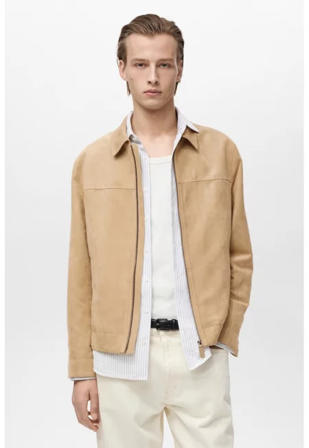 Яке от еко велур с цип