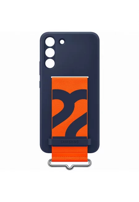 Защитен калъф  Silicone Cover with Strap за Galaxy S22 PLUS