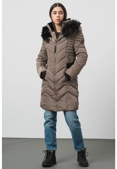 Зимно яке Dolrie с колан