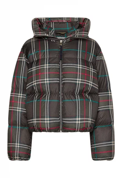 Зимно яке с пухена вата и качулка