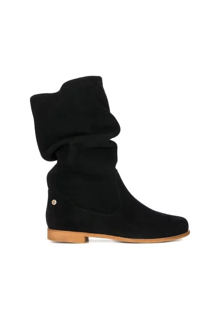 Боти  0505701006 - Кожени - Черни - Черен