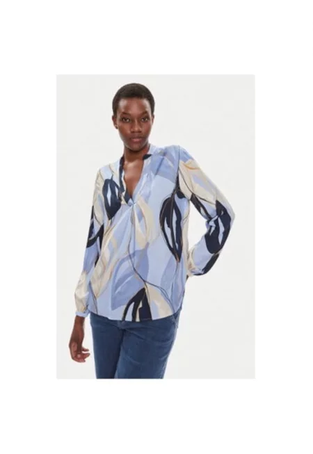 Дамска блуза -  303565831 - Вискоза - 38 EU - Многоцветна
