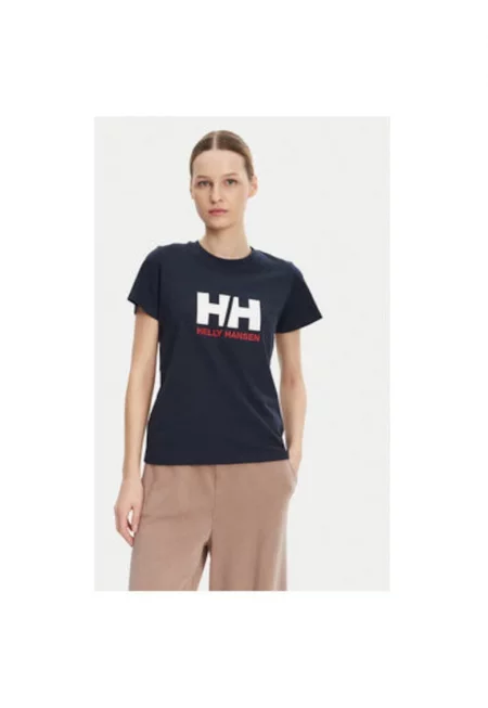 Дамска тениска  54593 - памук - тъмносиня - Тъмносин