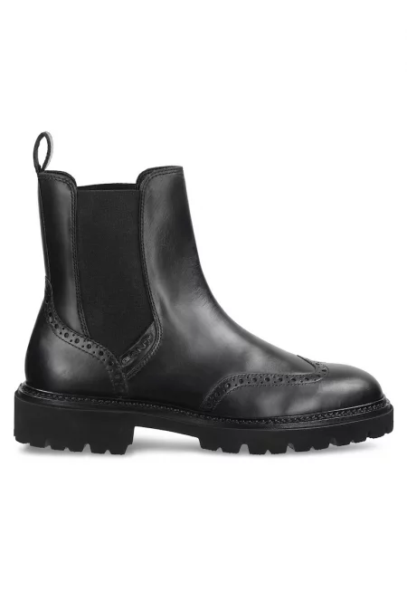 Дамски боти 305605153 -  Естествена кожа - Черен