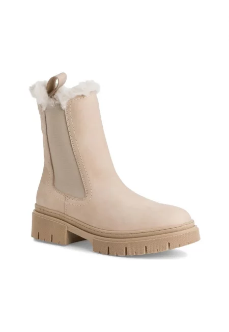 Дамски боти -  ежедневни - естествена кожа