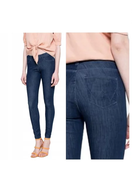 Дамски дънки -  11055-85 - Памучни - Дълги - Petite - Дънкови - W28-L32 US - Сини