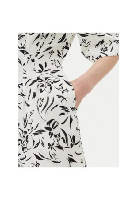 Дамски гащеризон  A2W13014 - Лен/Вискоза - Многоцветен - Многоцветен