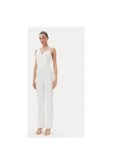 Дамски гащеризон  CFC0019922002 - Полиестер - Бял