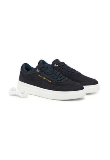 Дамски кецове -  305156174 - естествена кожа - син -