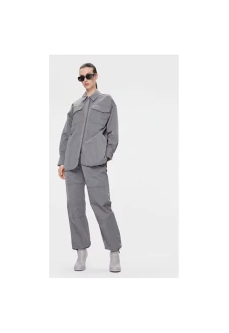 Дамски панталон -  303646202 - Полиамид - Сив