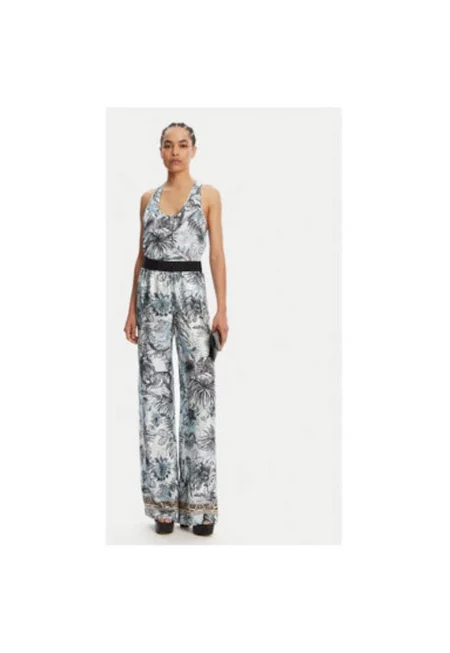 Дамски панталон  78PAA120 NS605 - Вискоза - Син - Син