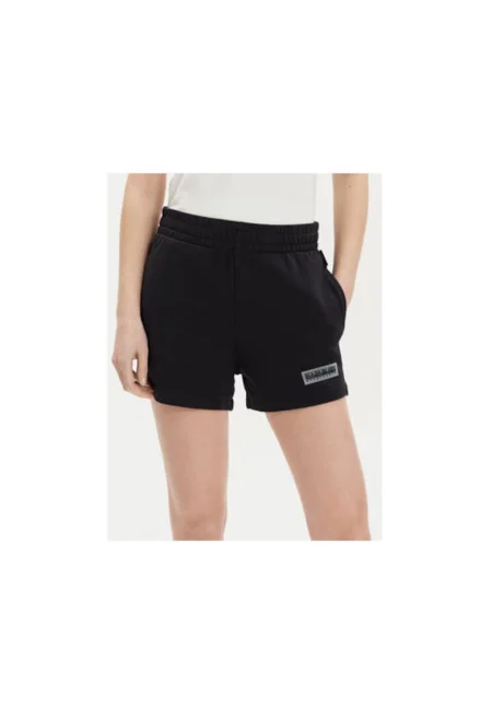 Дамски шорти -  303651893 - Памук - Черен
