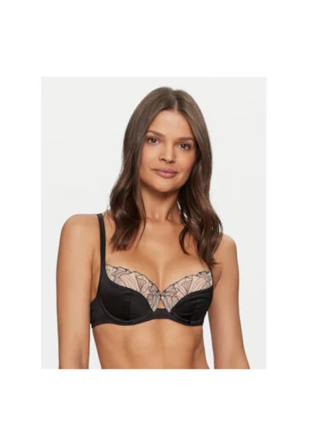 Дамски сутиен -  304178856 - Найлон/Еластан - Черен