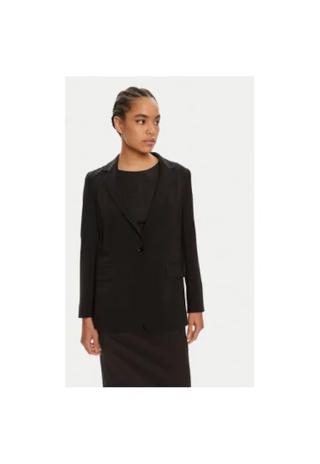 Дамско яке -  304437557 - Ацетат/Полиестер - Черно - Черен