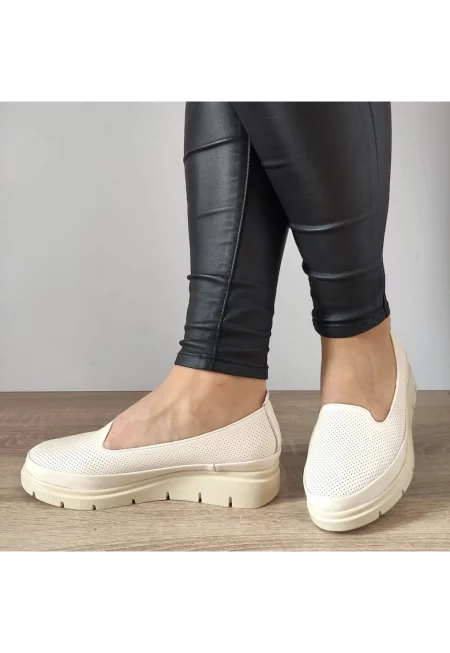 Ежедневни дамски обувки  1721-6 Beige - Бежови - Бежов