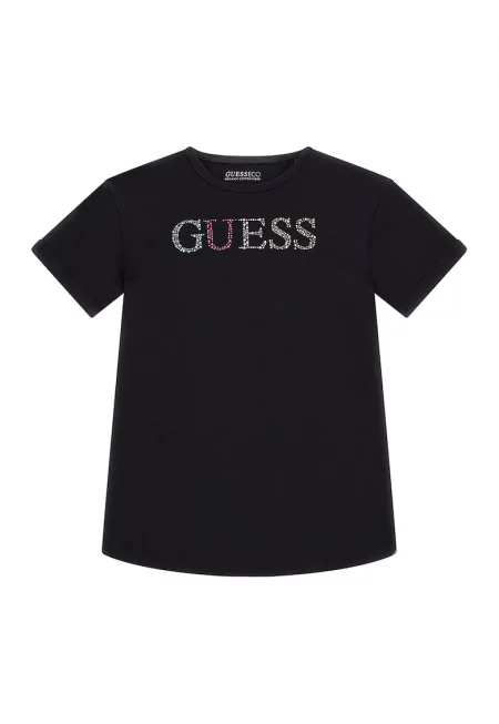 GUESS - Стандартна тениска с декоративни камъни