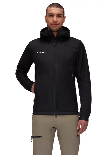 Хайкинг яке Ultimate VII с качулка - Черен