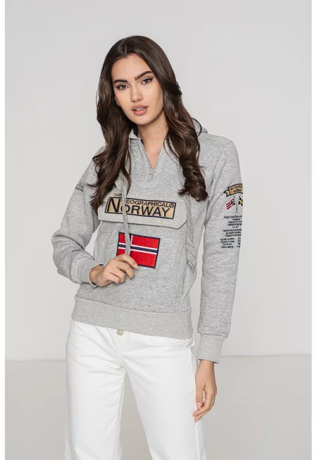 Худи Gymclass с връзка и бродирано лого