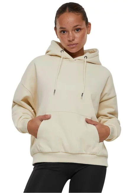 Худи с джоб кенгуру - Крем