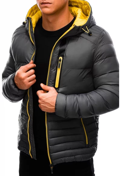 Капитонирано зимно яке с качулка