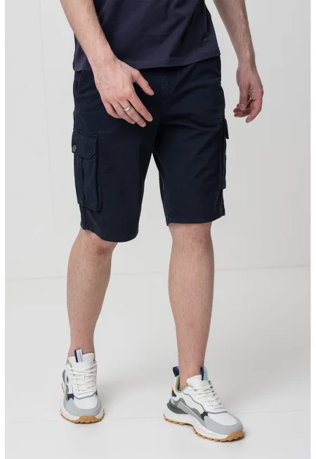 Къс карго панталон - Ултрамарин синьо