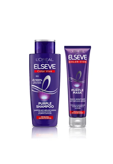 Комплект  Elseve Color Vive Purple - За боядисана коса