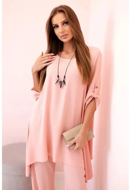 Комплект свободна блуза и панталони - Един размер