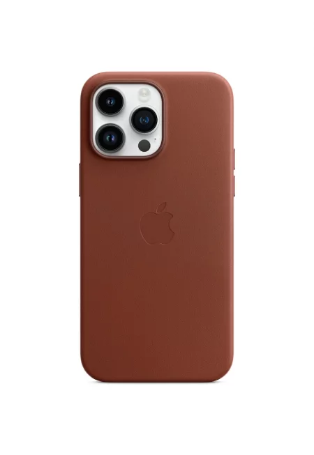 Кожен калъф  с MagSafe за iPhone 14 Pro Max - Umber