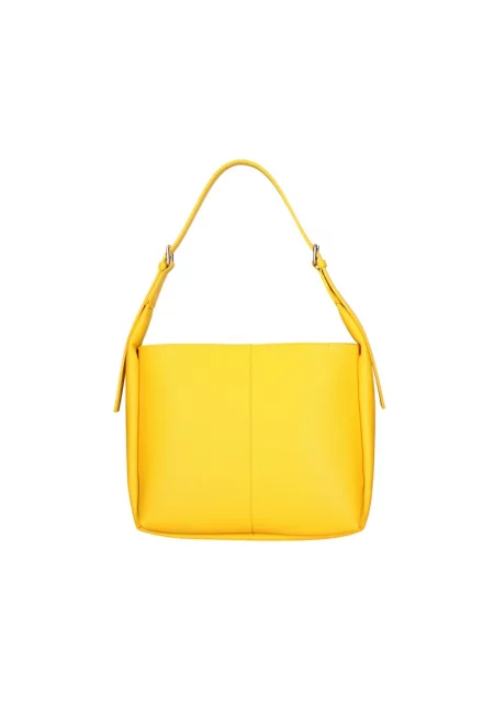 Кожена чанта - Жълт