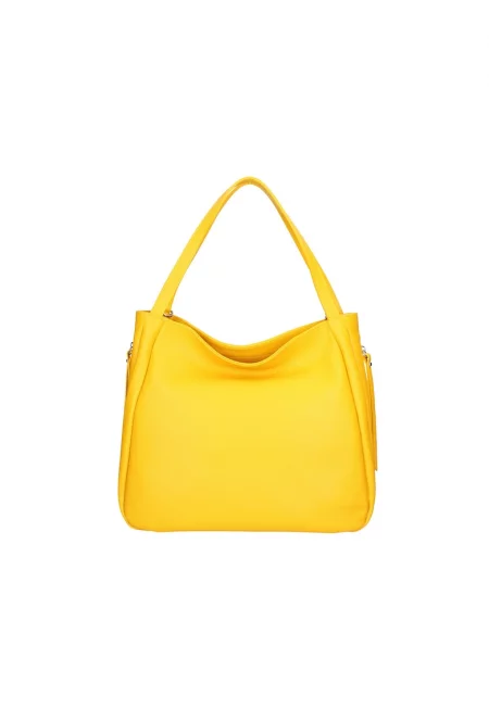 Кожена чанта - Жълт