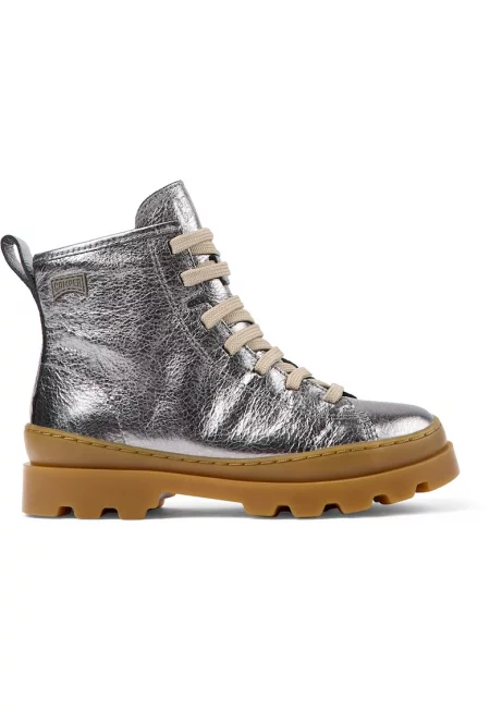 Кожени боти Brutus 8517 - Tъмносив