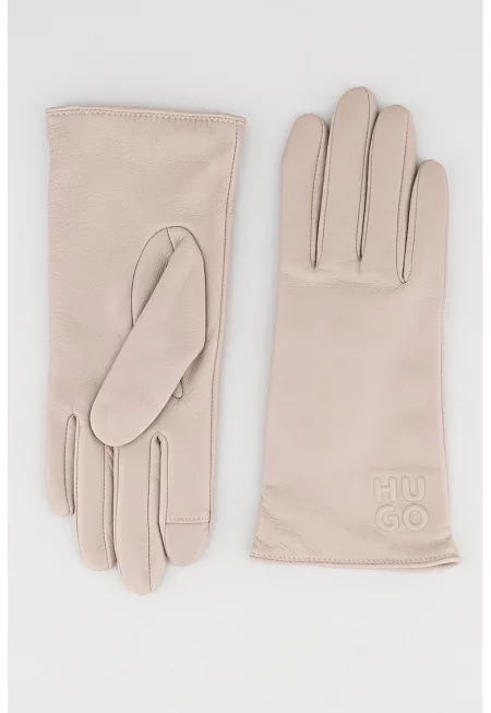 Кожени ръкавици - Бежов