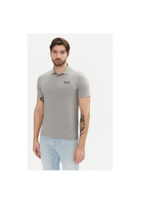 Мъжка поло риза  Emporio Armani - 8NPF14 PJVQZ - Памук - Сив
