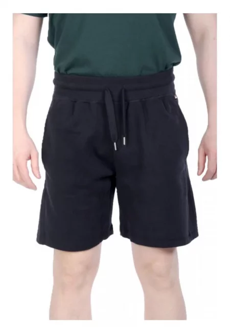Мъжки бански -  суитшърт Homewear Bermuda - къси панталони - черен - 100% памук - Черен