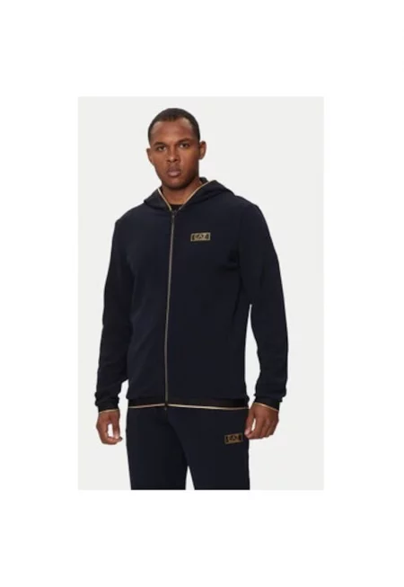 Мъжки суитшърт - Emporio Armani  304285745 - Полиестер - Син