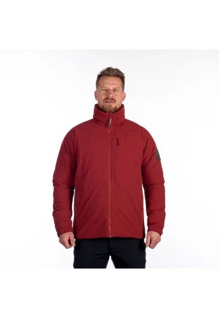 Мъжко еластично софтшел яке 2L Scott - Тъмночервен