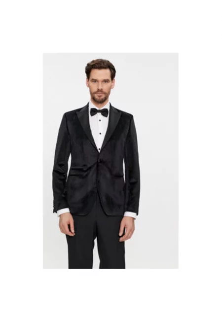 Мъжко яке -  303555733 - Полиестер - Черно