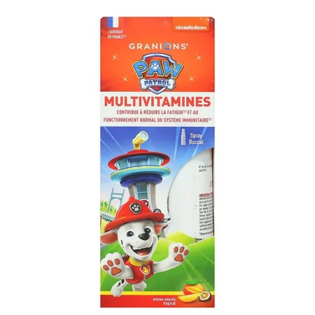 Мултивитамини и минерали за деца Paw Patrol – Имунна система, спрей за уста, 20 ml, 105 впръсквания
