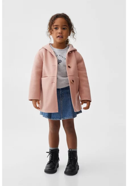 Палто Sandra с качулка