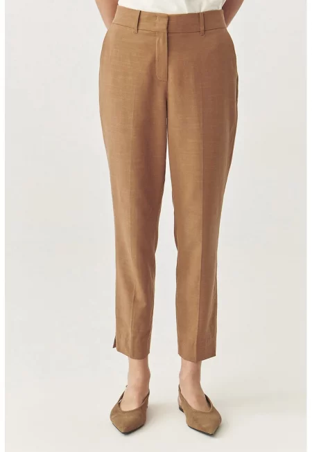 Панталон капри - Тъмнокафяв