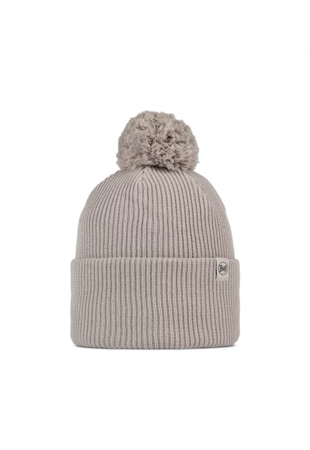 Плетена шапка  цвят сива бреза renvi - за възрастни - универсален размер