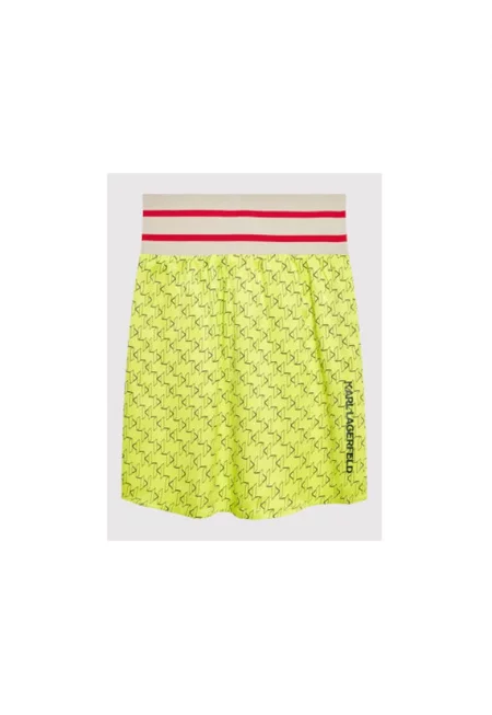 Пола за момиче -  300830062 - Вискоза - Зелена