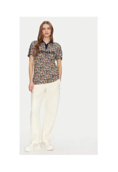 Поло тениска с графичен принт и лого