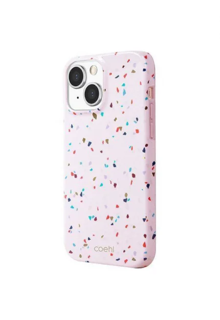 Предпазен калъф  Coehl Terrazzo за iPhone 13 - Blush Pink