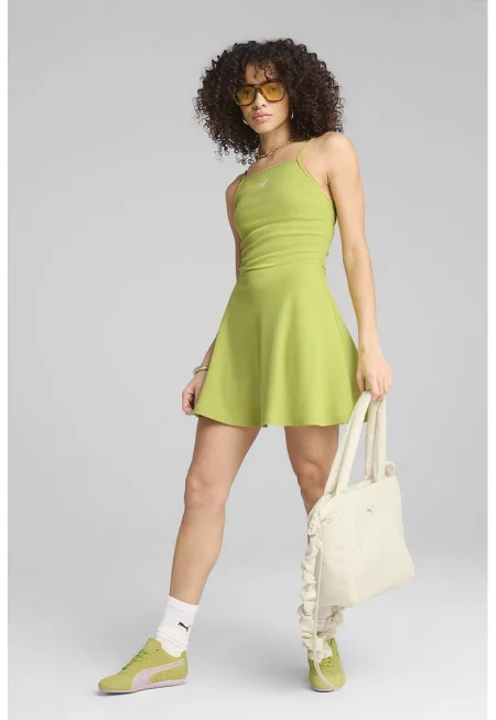 Разкроена рокля с лого