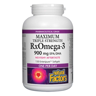 Рибено масло RxOmega-3 Maximum – 900 mg EPA-DHA, 150 софтгел капсули
