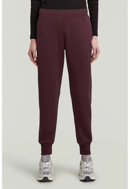 Скосен спортен панталон Premium Core - Коняк кафяв